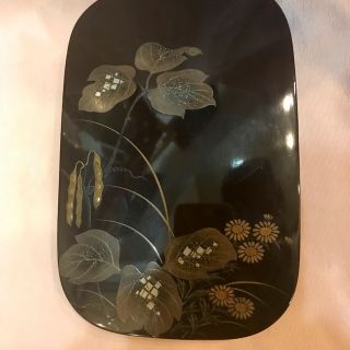 輪島塗　蒔絵硯箱(漆芸)