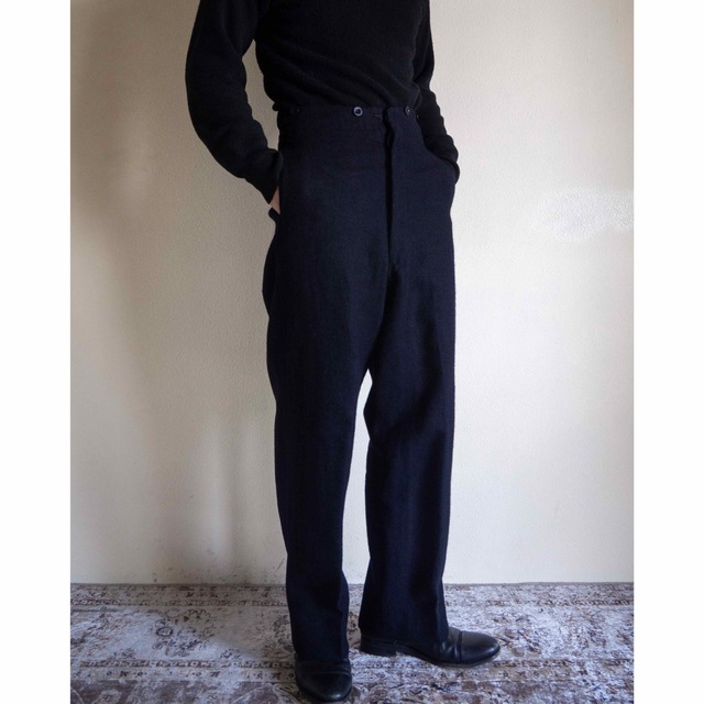 Royal Navy "Blue Serge" ウールトラウザー　デッドストック メンズのパンツ(スラックス)の商品写真