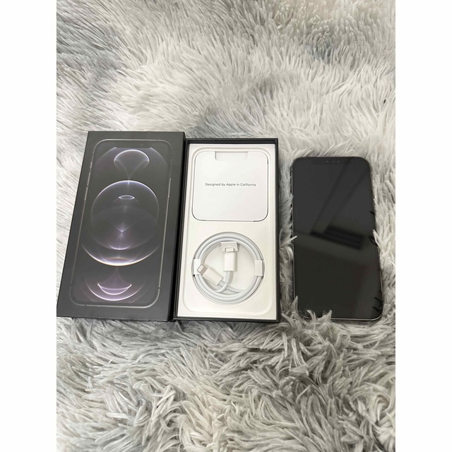 年中無休】 iPhone - iPhone12pro 256GB グラファイト 黒 Apple sim