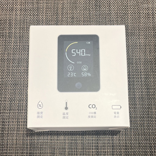 二酸化炭素濃度モニター　CO2ピピっと換気君 スマホ/家電/カメラの冷暖房/空調(その他)の商品写真