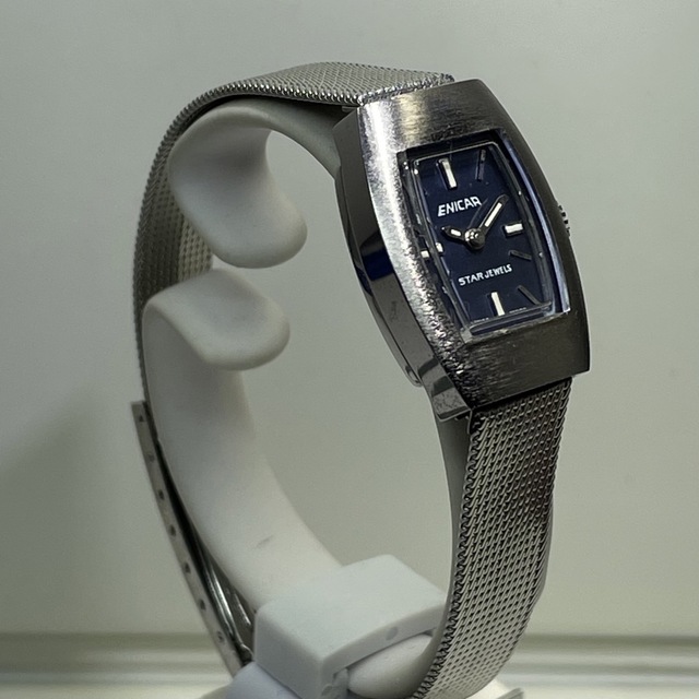 70s 新品未使用 エニカ 手巻 純正竜頭 腕時計 アンティーク ヴィンテージ  レディースのファッション小物(腕時計)の商品写真