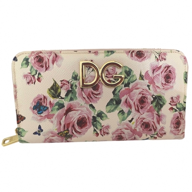 ♡新品未使用♡ Dolce&Gabbanaローズプリント長財布