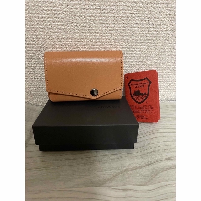 未使用品 abrAsus高島屋コラボ栃木レザー仕様小さい財布