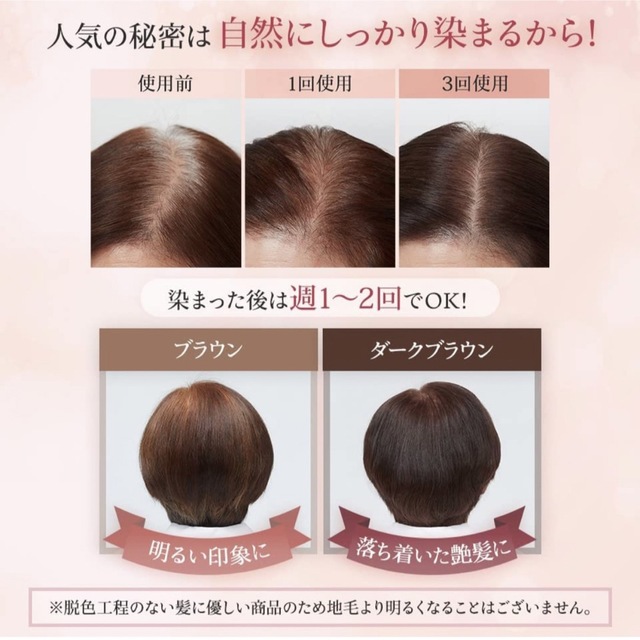 カラートリートメント 5本セット ダークブラウン コスメ/美容のヘアケア/スタイリング(カラーリング剤)の商品写真