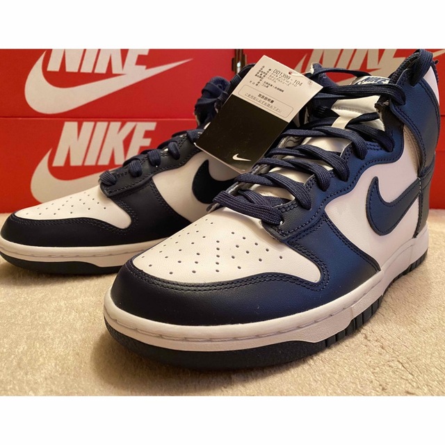 NIKE(ナイキ)の【新品】Nike Dunk High "Championship Navy" メンズの靴/シューズ(スニーカー)の商品写真