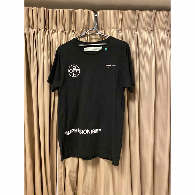 入手困難 20AW OFF-WHITE  ハンドシェイク アロー Tシャツ 黒