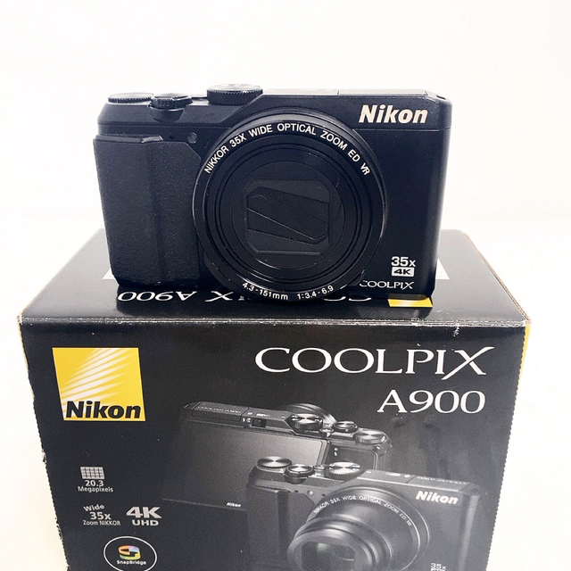 Nikon COOLPIX A900 35倍光学ズーム 4K撮影 バッテリ二個