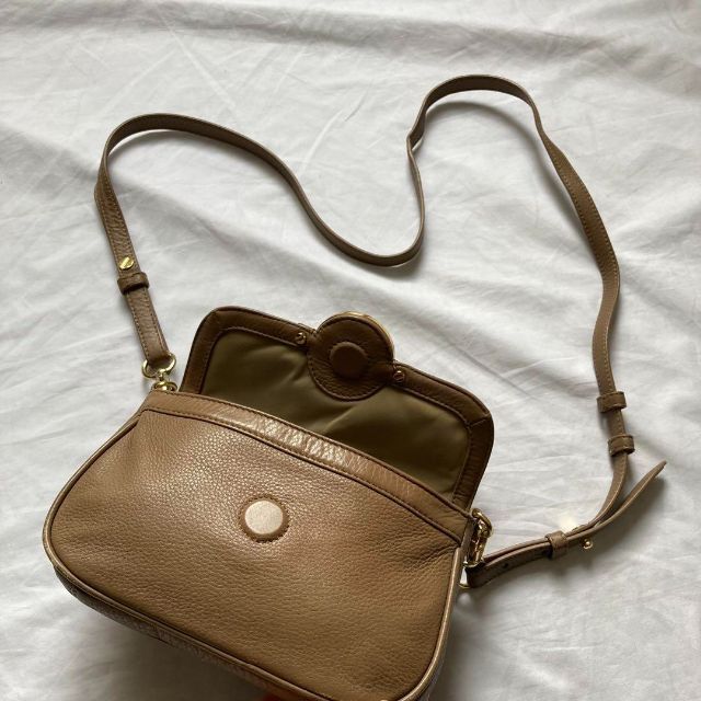 【高級感】Tory Burch トリーバーチ ショルダーバッグ ベージュ レザー