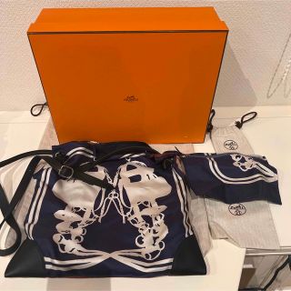 エルメス(Hermes)のHERMES エルメス シルキーシティ 33 シルク レザー ショルダーバッグ(ショルダーバッグ)