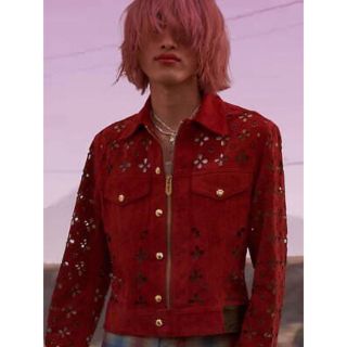 ティー(TTT_MSW)のゲスさん専用　MASU JACKET(RED)(レザージャケット)