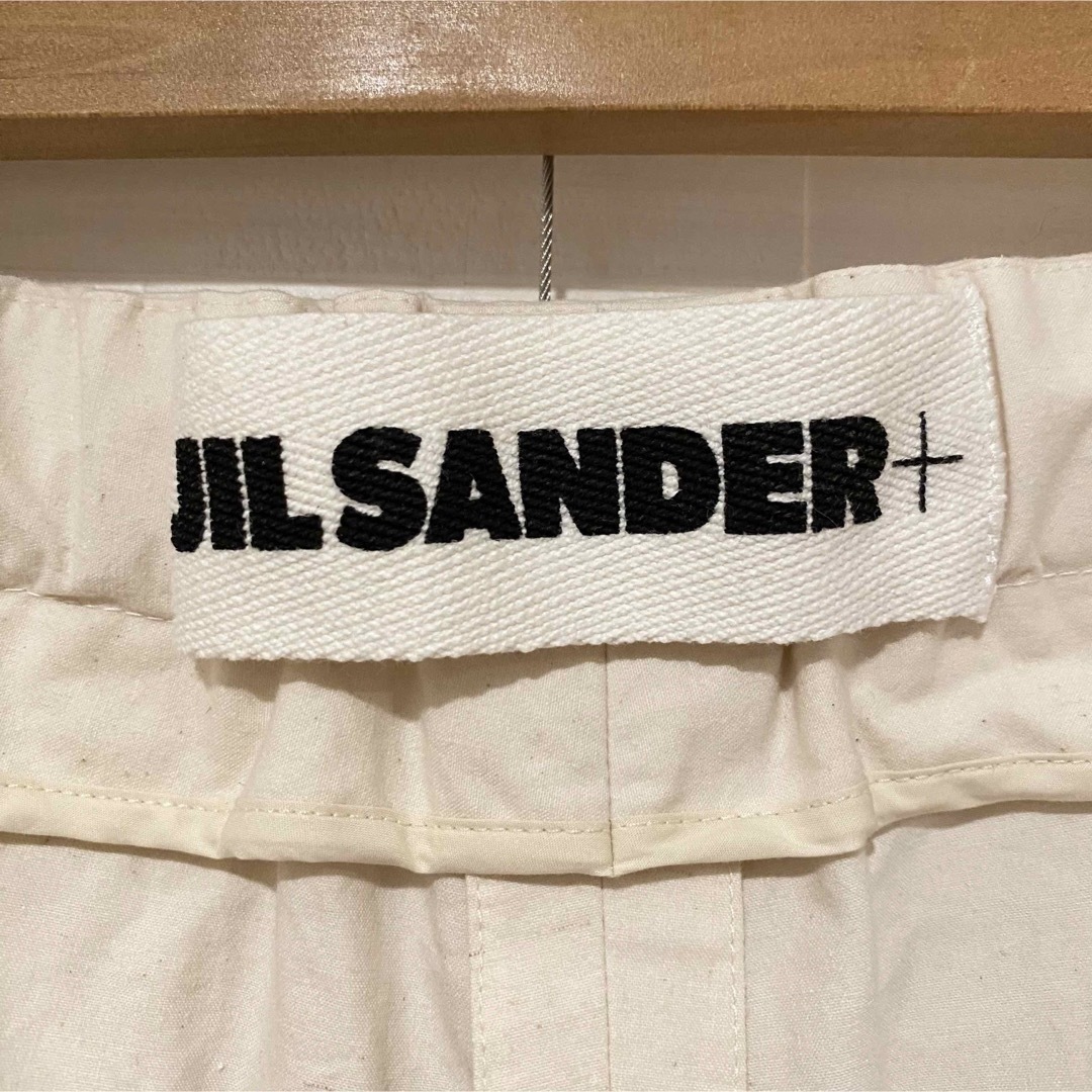 美品 ジルサンダー JIL SANDER+ ドローストリング パンツ 48 L