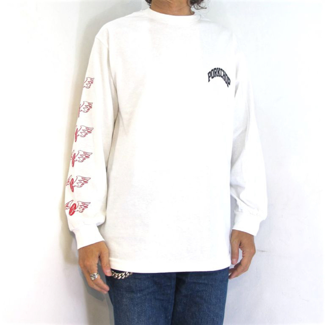 ポークチョップ　ロングスリーブTシャツ/PORKCHOP LOVE YOU XL 5