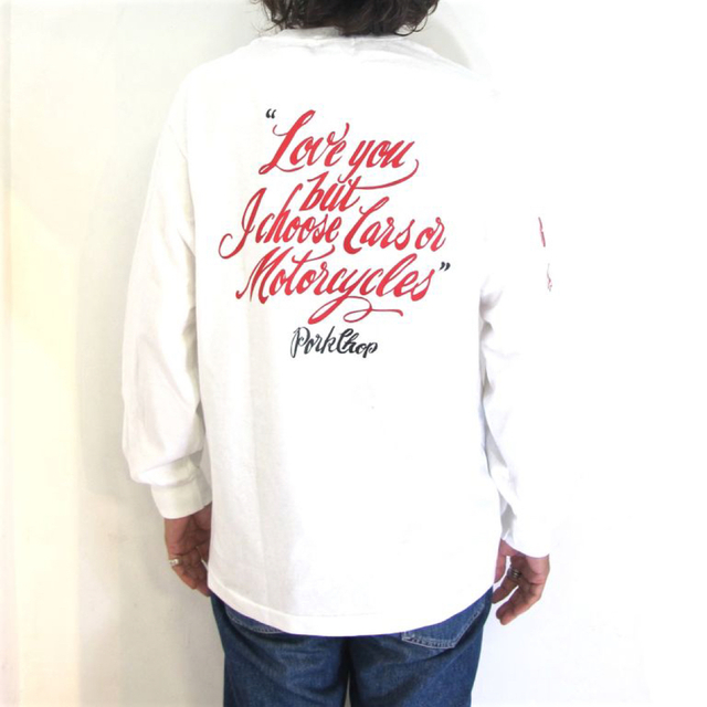 ポークチョップ　ロングスリーブTシャツ/PORKCHOP LOVE YOU XL 7