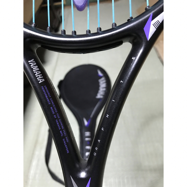 ヤマハ(ヤマハ)のYAMAHA  テニスラケット　H1 FLEX G2カバー付き スポーツ/アウトドアのテニス(ラケット)の商品写真