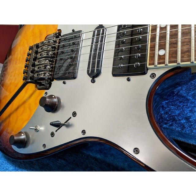 Ibanez - Ibanez RG350QM covered 3H MOD brownburstの通販 by Ibanez - Ibanez RG350QM covered 3H MOD brownburstの通販 by