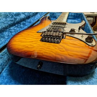 アイバニーズ(Ibanez)のIbanez RG350QM covered 3H MOD brownburst(エレキギター)