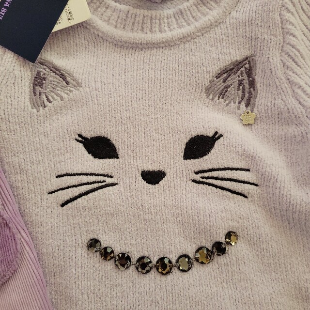 ANNA SUI mini - ANNA SUIミニ ニット パンツ レギンス ねこ セット