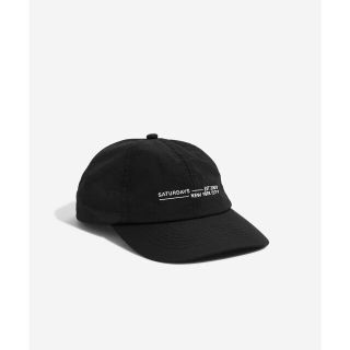 サタデーズニューヨークシティ(Saturdays NYC)の【ブラック（01）】Abie Fundamental Dad Cap(キャップ)