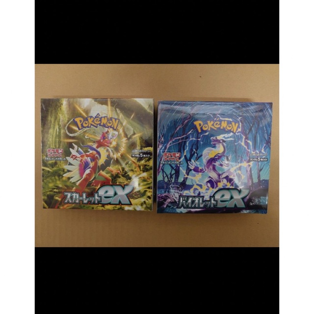 ポケモンカードゲーム バイオレットex & スカーレットex BOXシュリンク
