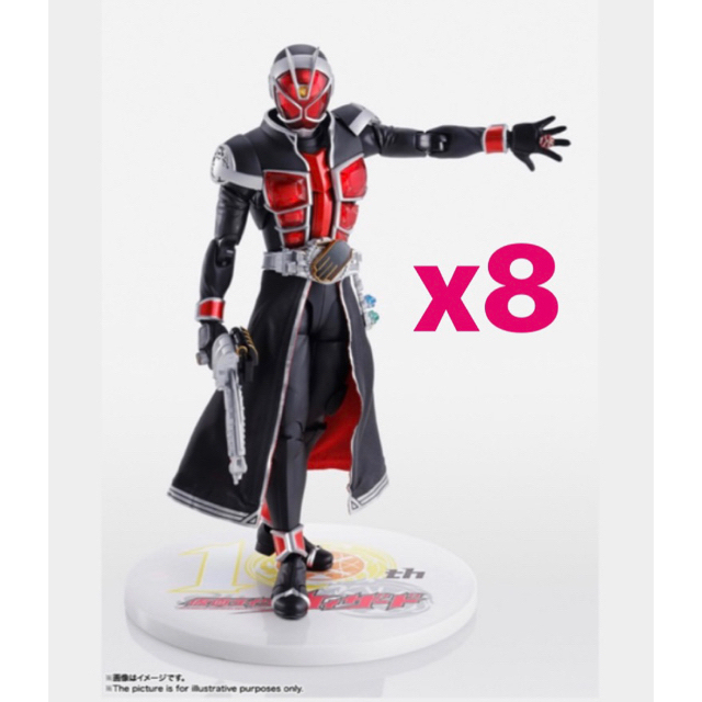 定番 BANDAI 8個 10th 真骨彫製法 仮面ライダーウィザード 特撮