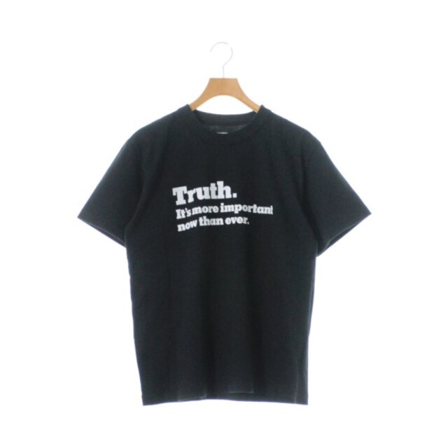 sacai サカイ Tシャツ・カットソー 1(S位) 黒 【古着】【中古】 メンズ