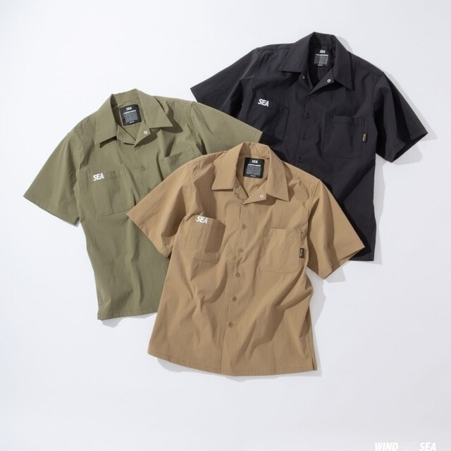 ラッピング対象外 CORDURA × WINDANDSEA Ripstop s/s Shirt M