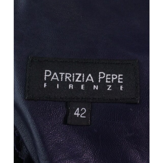 PATRIZIA PEPE(パトリツィアペペ)のPATRIZIA PEPE パトリツィア　ペペ ライダース 42(M位) 紫 【古着】【中古】 レディースのジャケット/アウター(ライダースジャケット)の商品写真