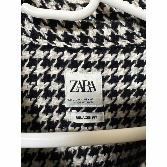 ZARA(ザラ)の千鳥柄シャツ　ZARA メンズのトップス(シャツ)の商品写真