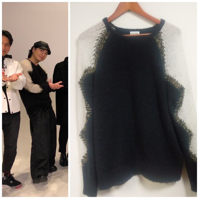 人気の新作 三代目 - Laurent Saint 登坂広臣着用 M ニット サンローラン LAURENT SAINT ニット+セーター 人気の新作 三代目 - Laurent Saint 登坂広臣着用 M ニット サンローラン LAURENT SAINT ニット+セーター