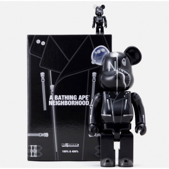 BE@RBRICK BAPE × NEIGHBORHOOD 100% 400%