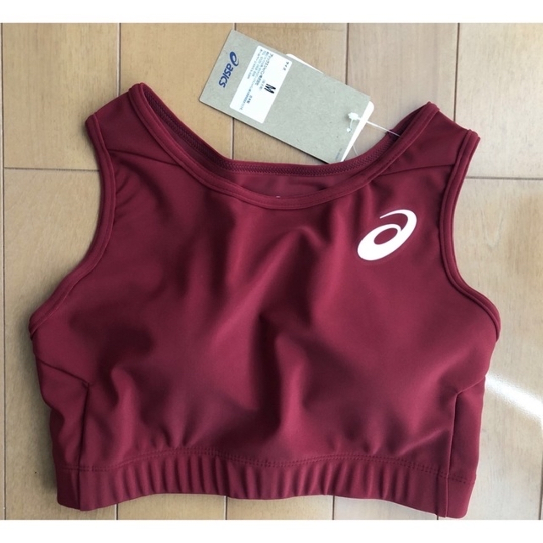 asics - 【新品Mサイズ】女子陸上ユニフォーム上下セット エンジ asics - 【新品Mサイズ】女子陸上ユニフォーム上下セット エンジ