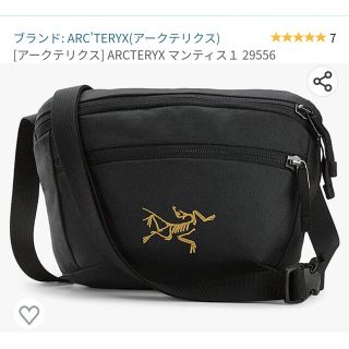 アークテリクス(ARC'TERYX)のブラック　アークテリクス　マンティス1 ボディバッグ　ウエストバッグ　ランニング(ショルダーバッグ)