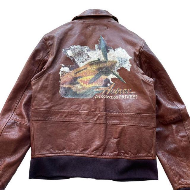 激レア♪コレクションプリヴェ アヴィレックス レザージャケット