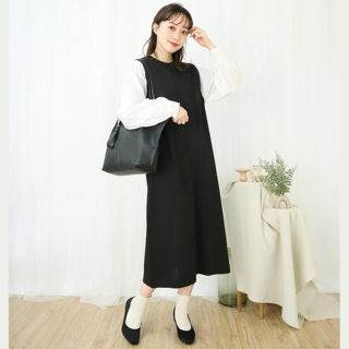 しまむら ニットワンピース マキシワンピース/ロングワンピース