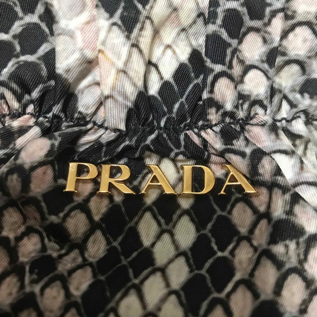 極美品PRADA パイソン柄トートバッグ☆プラダ