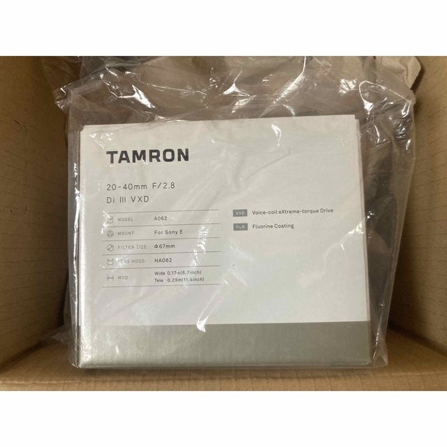未開封品 TAMRON 20-40mm F/2.8 Di III VXD