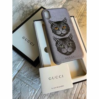 グッチ(Gucci)のGUCCI ミスティックキャット iPhone X(iPhoneケース)