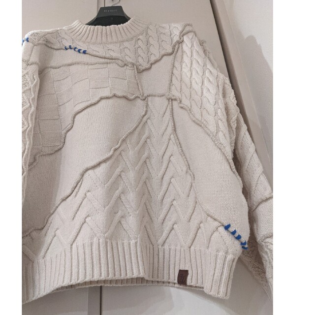 ZARA パッチワークオーバーサイズニット コラボ セーターアダーエラー