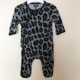 ベビーギャップ(babyGAP)のbabygap ヒョウ柄？ロンパース(ロンパース)