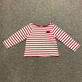 プチバトー(PETIT BATEAU)のプチバトー　カットソー　ボーダー　100(Tシャツ/カットソー)