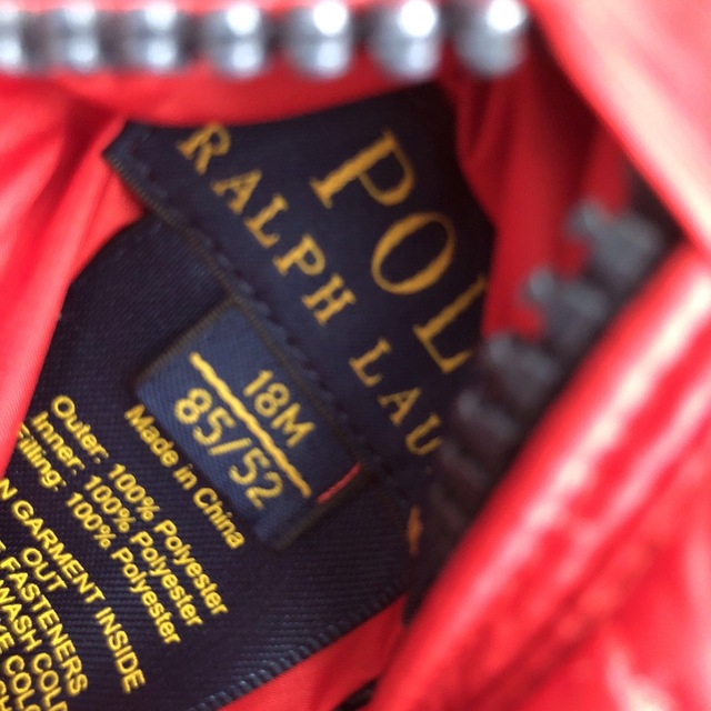 POLO RALPH LAUREN(ポロラルフローレン)のベビー85 ポロラルフローレン　ダウンベスト キッズ/ベビー/マタニティのベビー服(~85cm)(ジャケット/コート)の商品写真