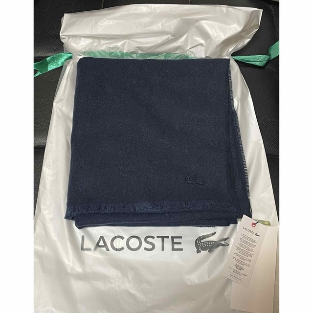 LACOSTE(ラコステ)の新品　ラコステ　マフラー レディースのファッション小物(マフラー/ショール)の商品写真