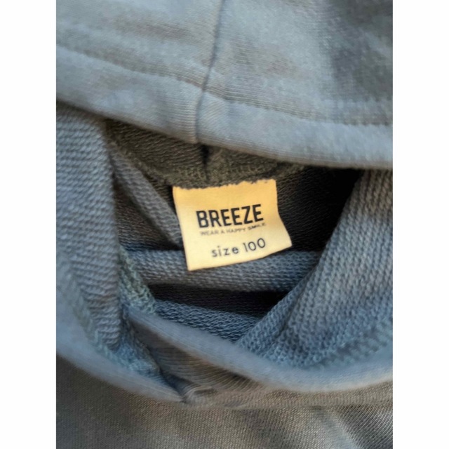 BREEZE(ブリーズ)のブリーズ　新品　試着のみ　パーカー キッズ/ベビー/マタニティのキッズ服男の子用(90cm~)(Tシャツ/カットソー)の商品写真