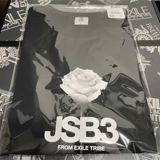 JSB3 IS BACK フォトTシャツ/BLACK  Lサイズ