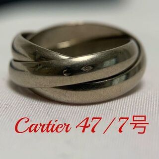 Cartier - ☆ Cartier トリニティリング　ホワイトゴールドカルティエ