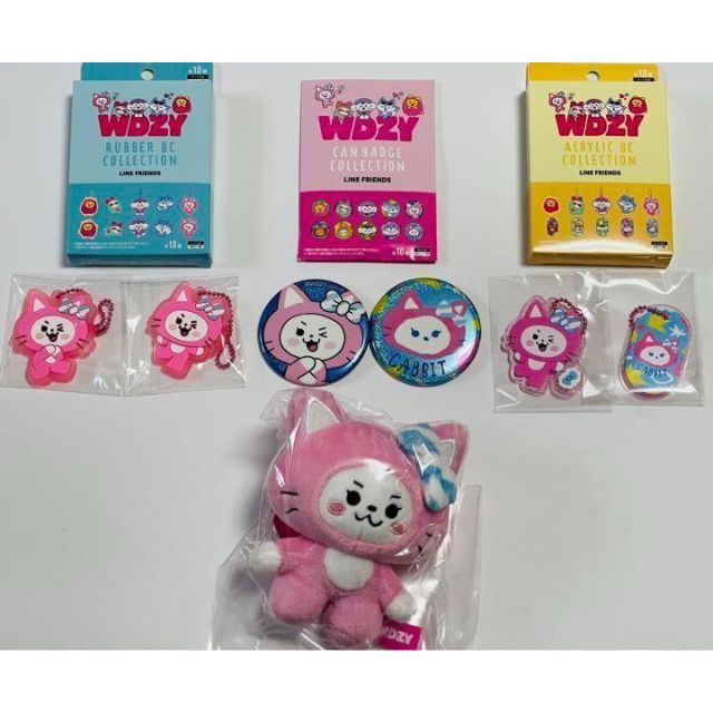 ★未使用★ WDZY ユナ CABBIT ぬいぐるみ　マスコット　ITZY エンタメ/ホビーのタレントグッズ(アイドルグッズ)の商品写真