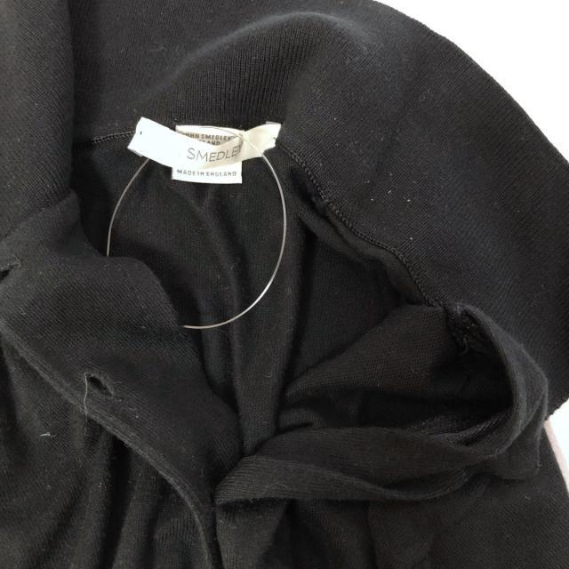 JOHN SMEDLEY(ジョンスメドレー)のジョンスメドレー 七分袖ポロシャツ S - 黒 レディースのトップス(ポロシャツ)の商品写真