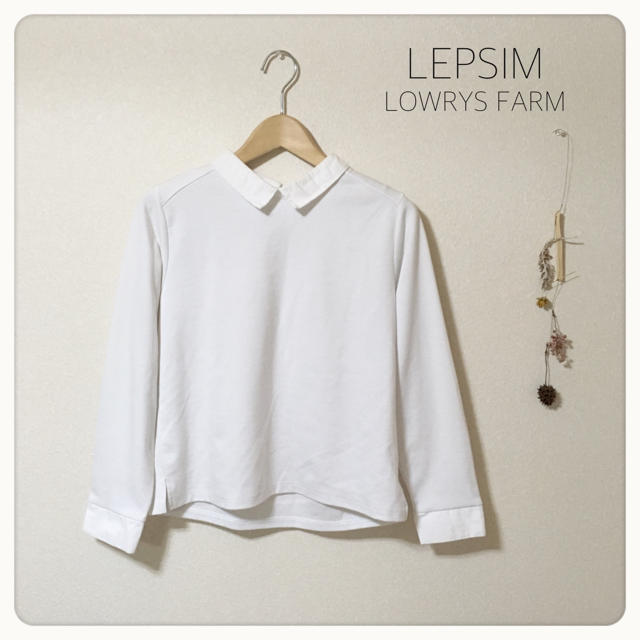 LEPSIM LOWRYS FARM(レプシィムローリーズファーム)の▼LEPSIM▼襟付きカットソー レディースのトップス(カットソー(長袖/七分))の商品写真