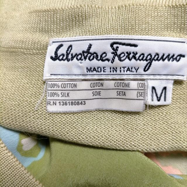 サルバトーレフェラガモ 半袖セーター M -