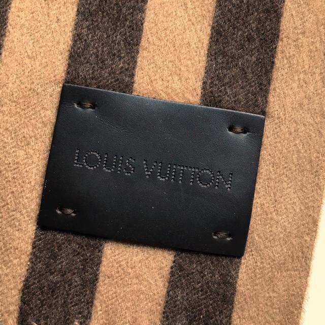 LOUIS VUITTON(ルイヴィトン)のルイヴィトン マフラー - エベヌ カシミヤ レディースのファッション小物(マフラー/ショール)の商品写真